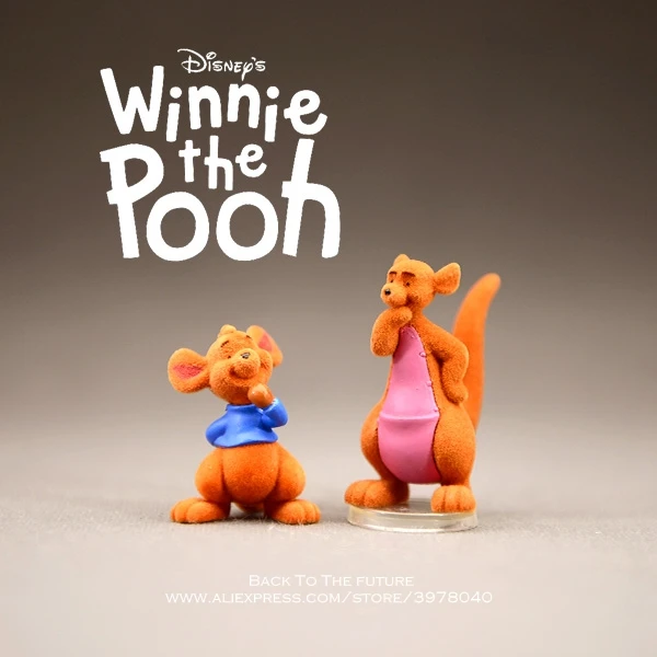 Disney Winnie the Pooh wallaby Roo и Mom 4 6 см фигурка коллекция украшений аниме игрушка модель для