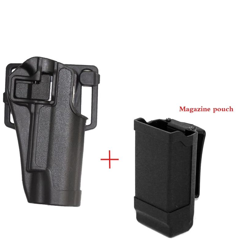 pouch set 1 Тактический CQC правая рука военный Кольт 1911 M1911 ремень кобура с платформой для охоты - Цвет: pouch set 1