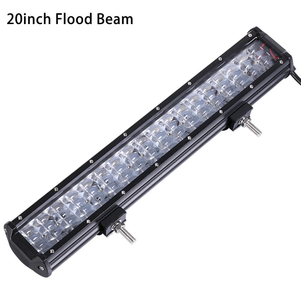 1PC 20 inch 204W 4 6,5 12 17 20 22 дюймов светодиодный светильник бар 4 ряда светодиодный бар светодиодный рабочий светильник для МАШИНЫ ТРАКТОРА Offroad Грузовик 4x4 4WD ATV внедорожник автомобиля 12V 24V - Цвет: 1PC 20 inch 204W