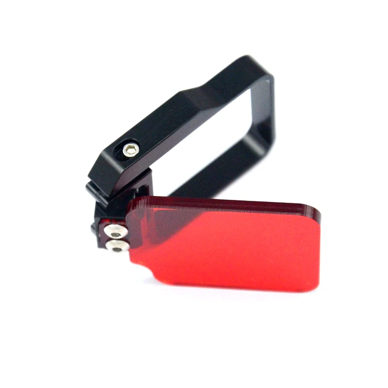 Black Frame Red Lens 4 цвета Флип Дайвинг фильтр подводный корпус под водой дайвинг объектив цветной фильтр для Gopro Hero 4 3+ аксессуары для экшн-камеры - Цвет: Black Frame Red Lens