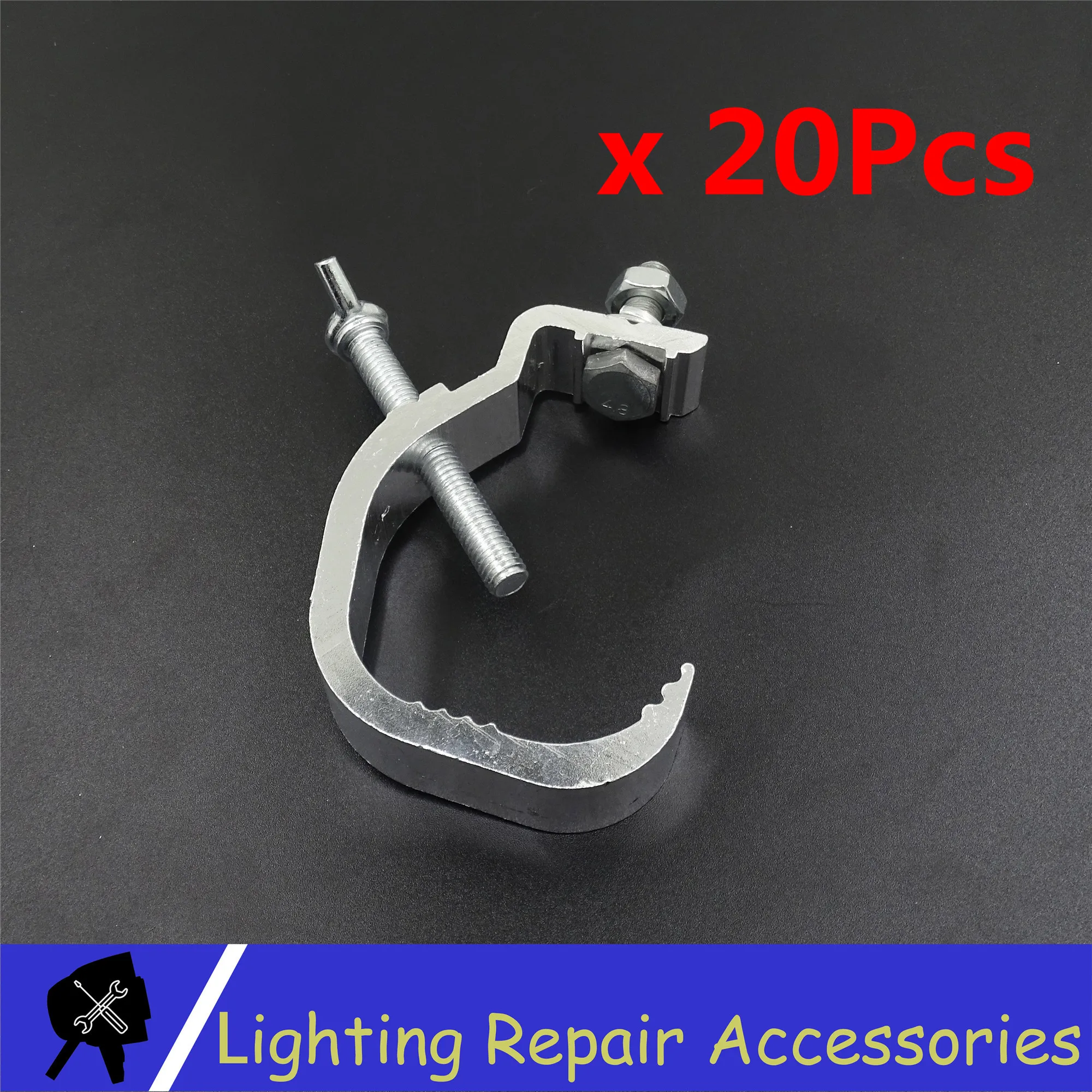 

20Pcs/lots Par Light Hooks Aluminum Lights Hook 30-55mm Stage Equipment Led Stage Light Truss DJ Club Light Hanging Hook