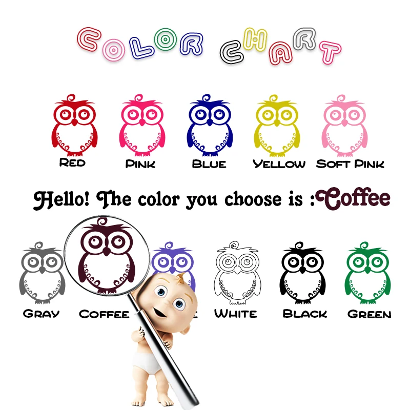 Кофе Смешные первые coffe мультфильм настенные наклейки ПВХ художественная Мураль Сделай Сам плакат для кухни украшение для дома обои - Цвет: Кофе