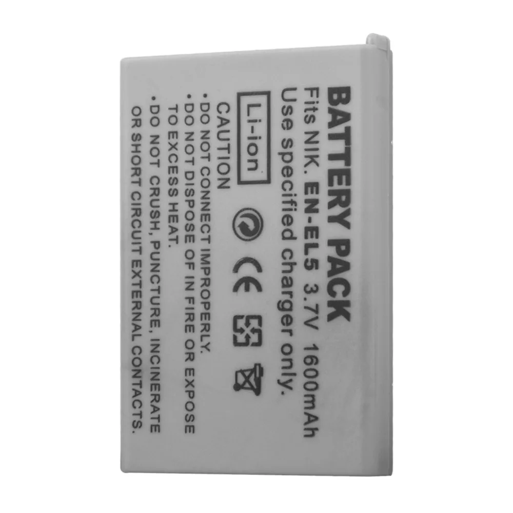 1600 мА/ч, EN-EL5 ENEL5 литий ионный Батарея для Nikon Coolpix P4 P80 P90 P100 P500 P510 P520 P530 P5000 P5100 5200 7900 P6000 3700 4200