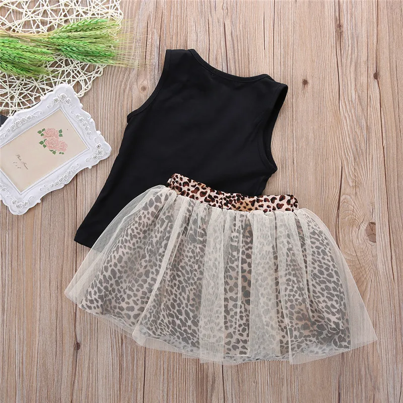 Летнее платье для маленьких девочек Детский костюм комплект детской одежды vetement