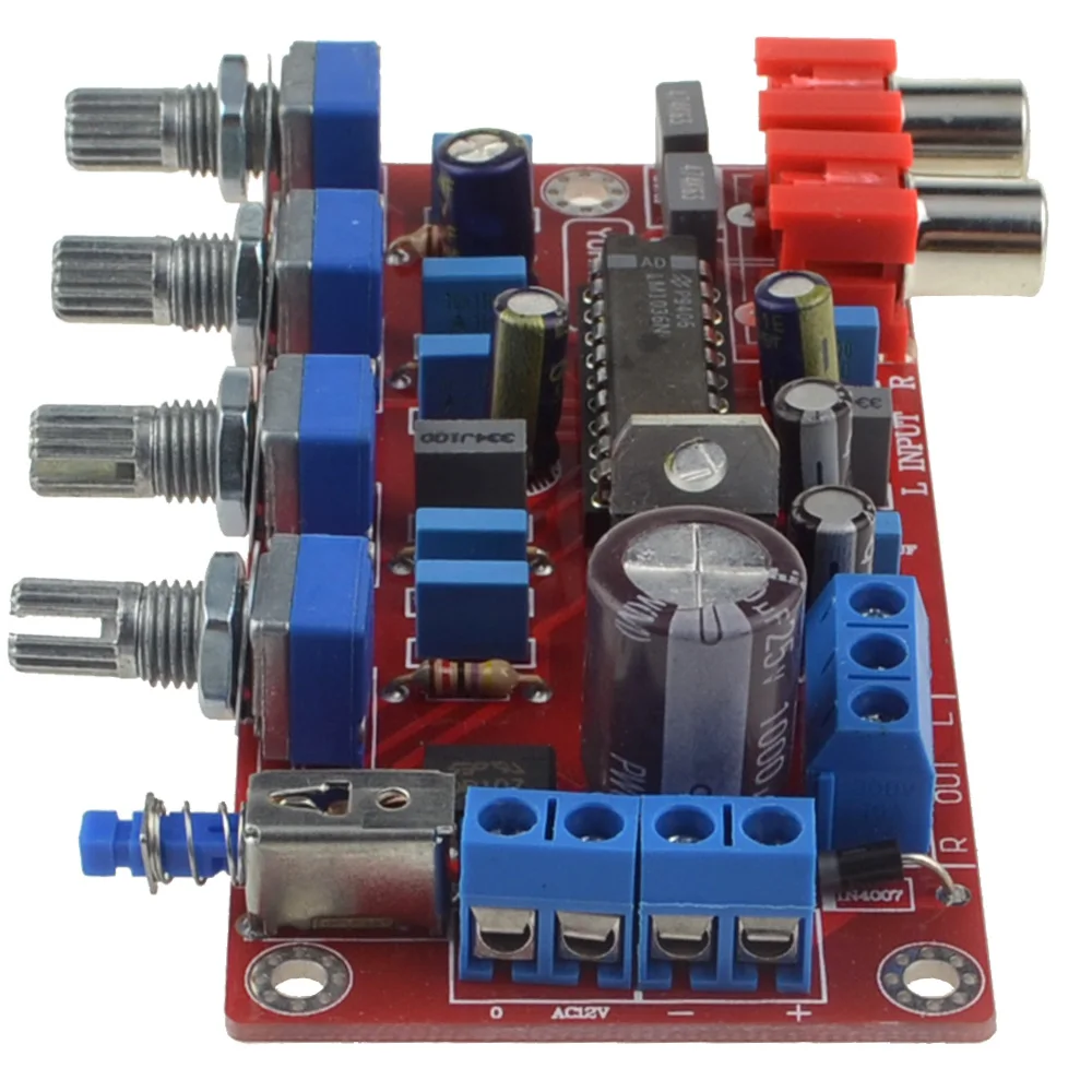 LM1036 OP-AMP HIFI усилитель предусилитель громкости тон эквалайзер плата управления для усилителя с номером трека 12003193