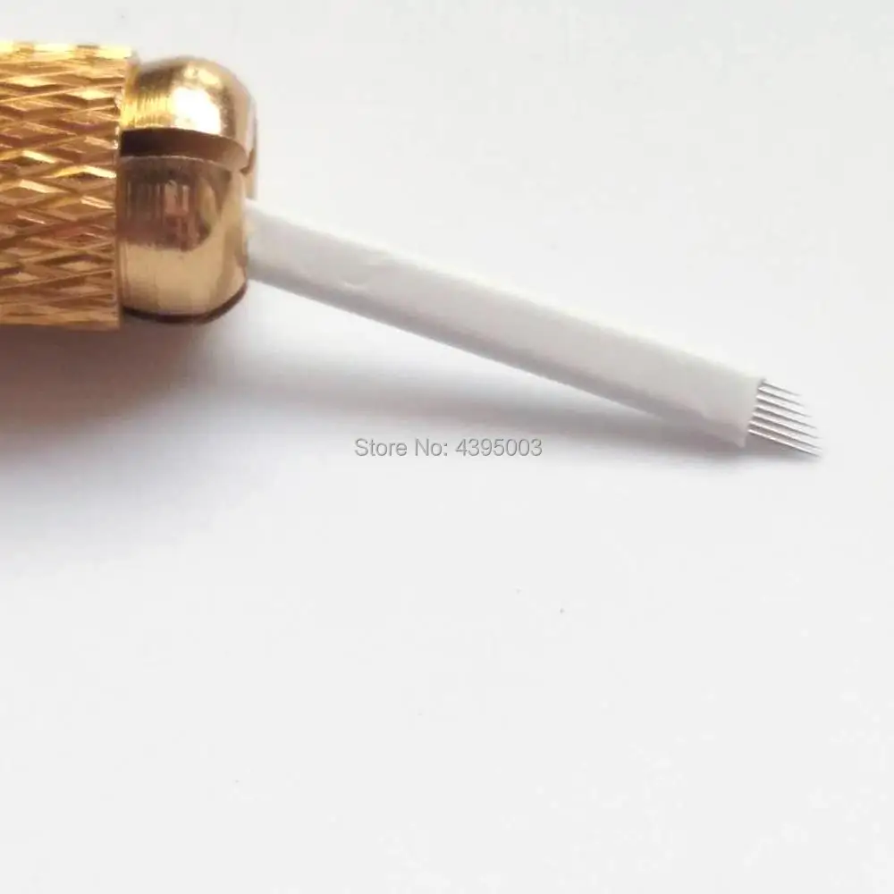 7 Flex Laminas Tebori pin Microblading Needles Permanent Makeup Eyebrow Tatoo Blade For Manual Tattoo Pen Machine | Красота и