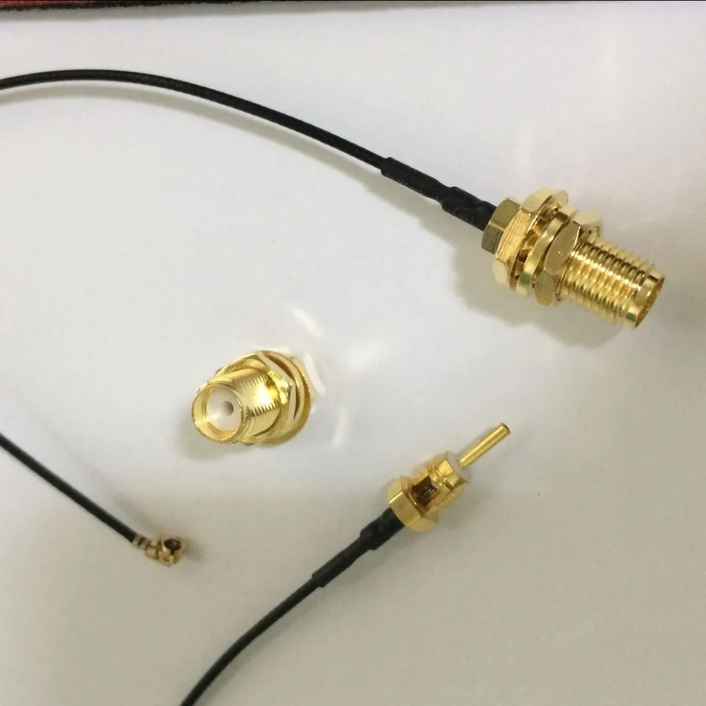 RF разъем SMA (is игла) к коаксиальному кабелю IPEX RG1.13 100 мм антенна для беспроводного