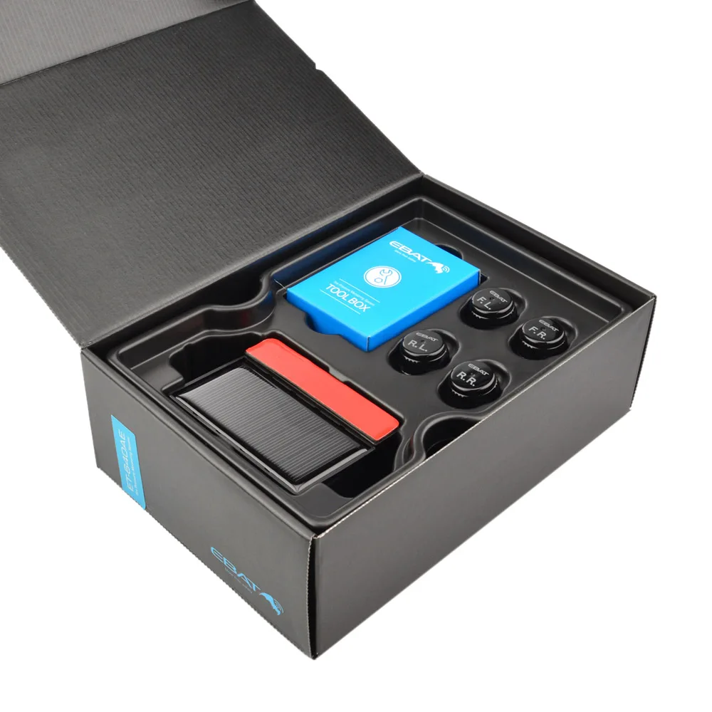 Система мониторинга давления в шинах Steelmate ET-640AE DIY TPMS с ЖК-дисплеем 4 датчика