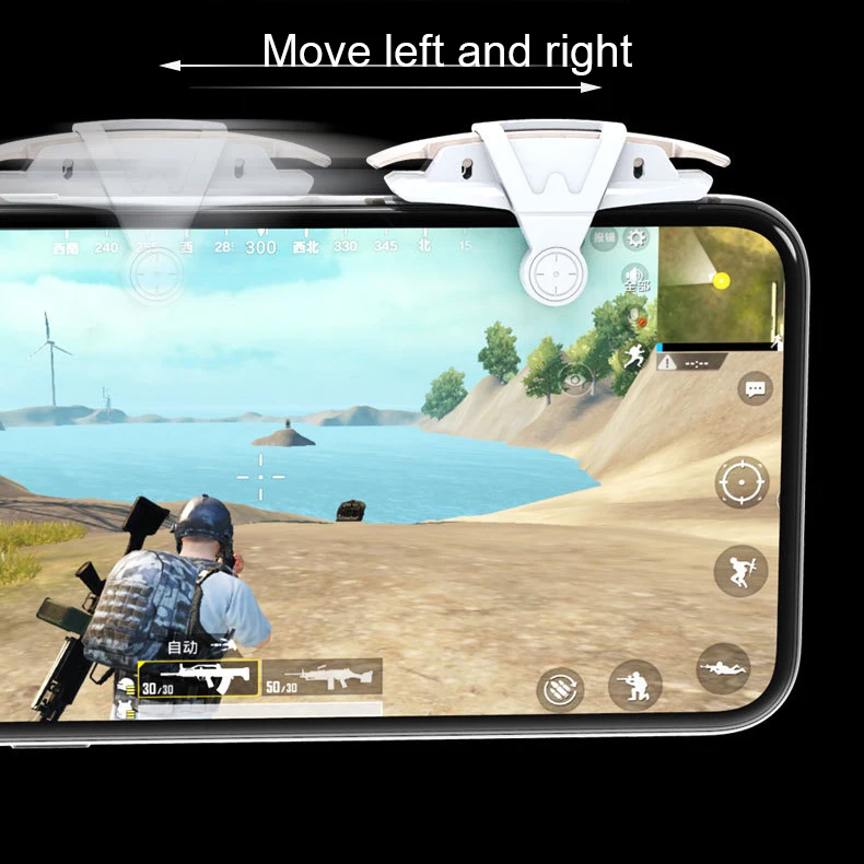 Мобильный джойстик PUBG для игр L1R1 с кнопками огня телефона | Электроника