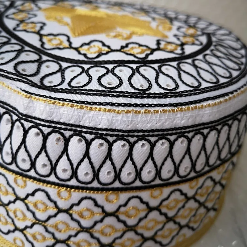 Мужские ислам молитвенные шапки высокого качества кепки с вышивкой ислам ic Kufi Topi Kippot Kippa мусульманские турецкие намазы египетские мужские шляпы