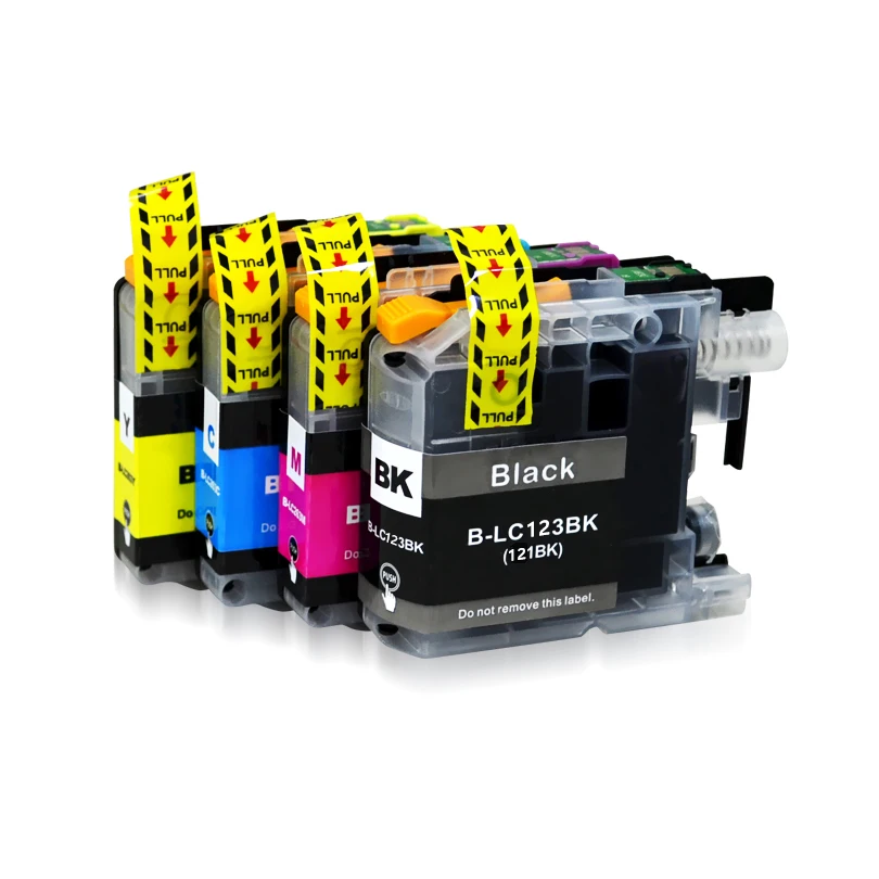 8X LuoCai совместимые чернильные картриджи для Brother LC123 LC121 MFC J470DW J650DW J870DW J245 DCP J552DW J752DW