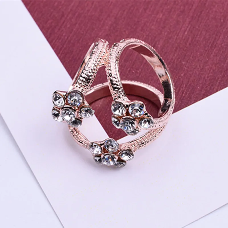 Модные корейские Броши с кристаллами и цветами Пряжка для шарфа Классическая