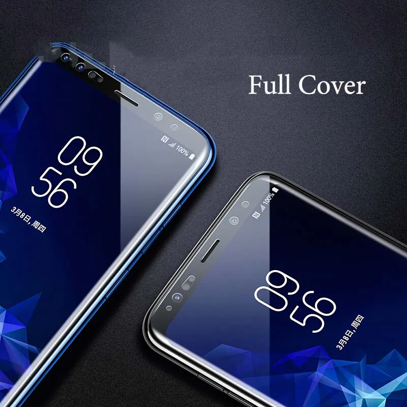 3D полный изогнутое закаленное Высокопрочное Стекло для samsung Galaxy S9 S8 плюс Экран