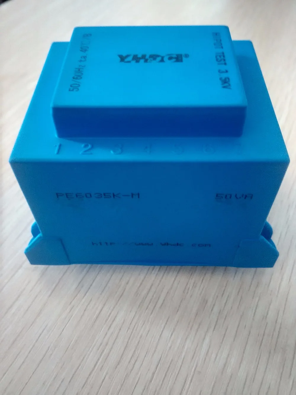 YHDC PE6035K-M Мощность ВА Вход 110 В Выход 2*6 Encapsulated трансформатор PCB Сварки Изоляции
