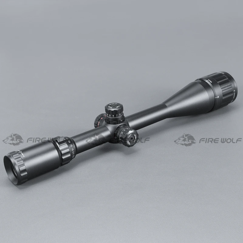 LEAPERS 6-24X50 Riflescope тактический оптический прицел красный зеленый охота точка зрения с подсветкой Retical Sight для охоты Ak 47