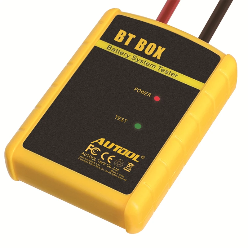 AUTOOL BT BOX 12V автомобильный тестер батареи Bluetooth беспроводной Аккумулятор для