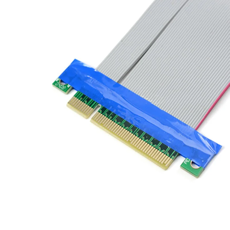 Riser PCI E PCIE Express 8X/16X Extender Card с адаптером питания Molex IDE и ленточным кабелем 20 см