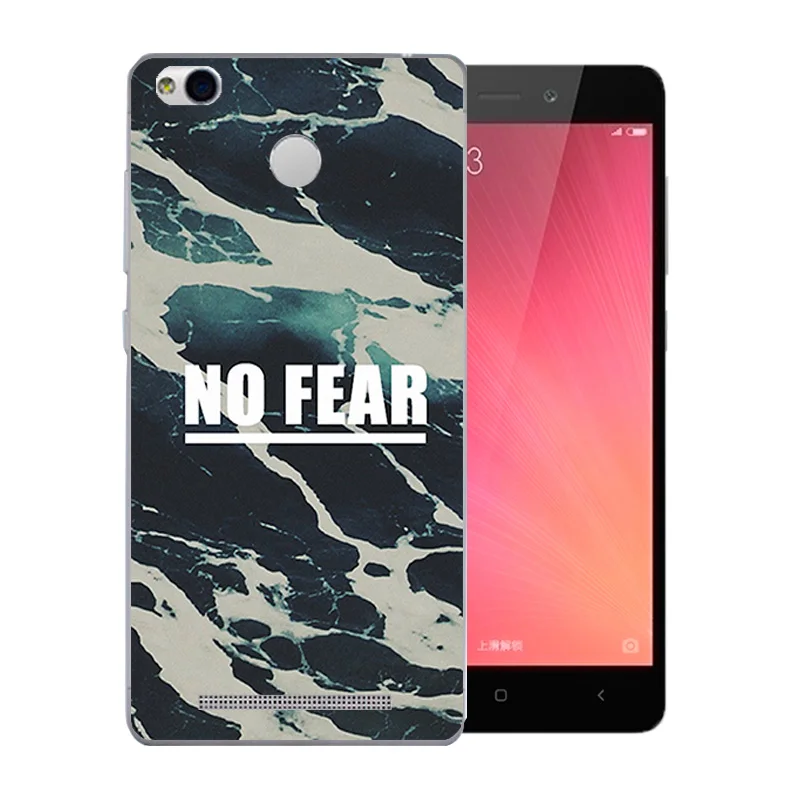 For Xiaomi Redmi 3 Pro Phone Case 3S Color Stone Pattern Soft Silicon Slim Back Cover 5.0 inch for Prime Funda |