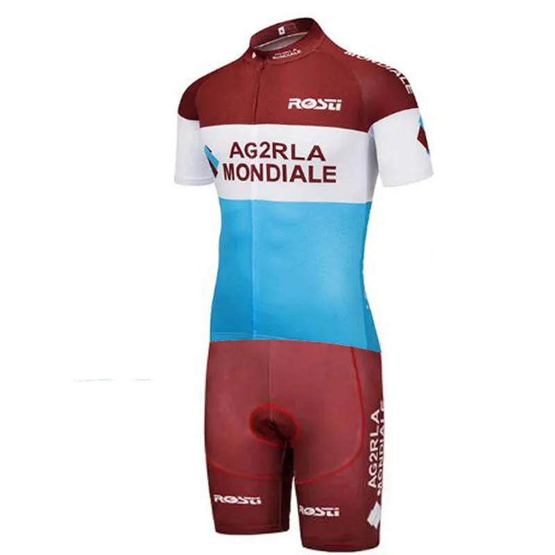 Профессиональная команда AG2R велокостюм из одного предмета летнее боди с