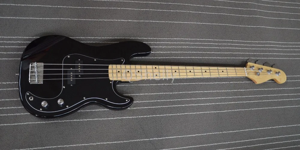 QShelly custom black 4 струны P bass maple neck 20 Джамбо ладов электрическая бас гитара