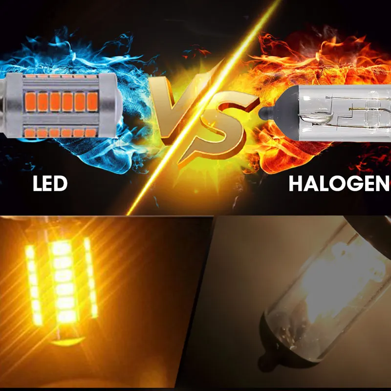 Hlxg 2 шт. Led 1156 автомобильные лампочки Ba15s Габаритные огни сигнальная лампа для