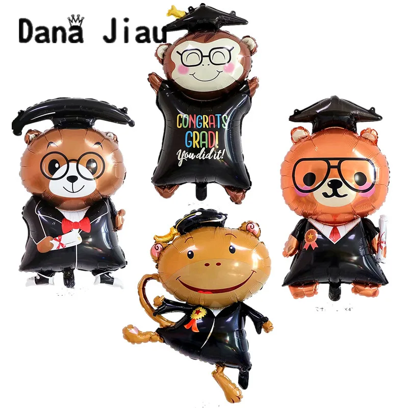 DanaJiau Новый 1 шт. обезьянка животное воздушный шар Мальчик День рождения украшение