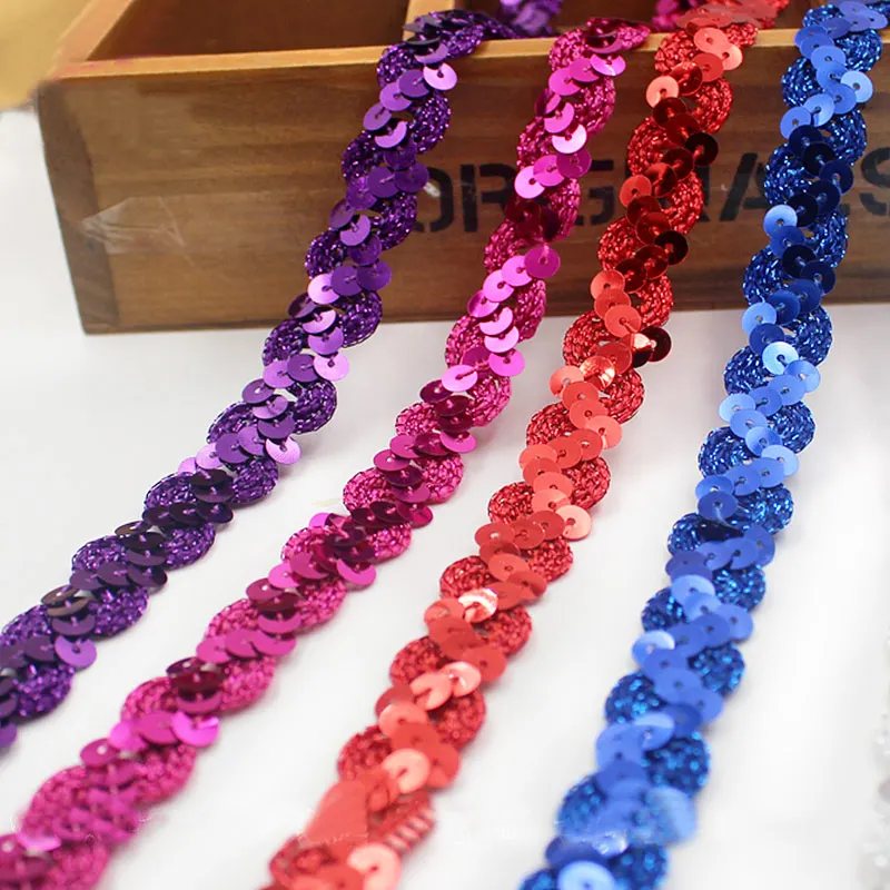 Wave блестками экологически чистые ПЭТ бусины с garment accessories &quotсделай сам&quot показ