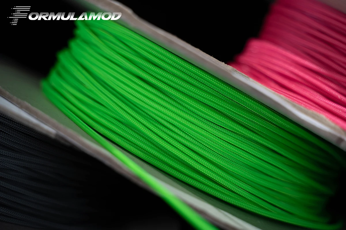 Green FormulaMod Fm-BJX, 18AWG ткацкие кабели, 1 набор 10 метров, используется для DIY ATX/cpu/PCI-E расширенные кабели - Цвет лезвия: Green