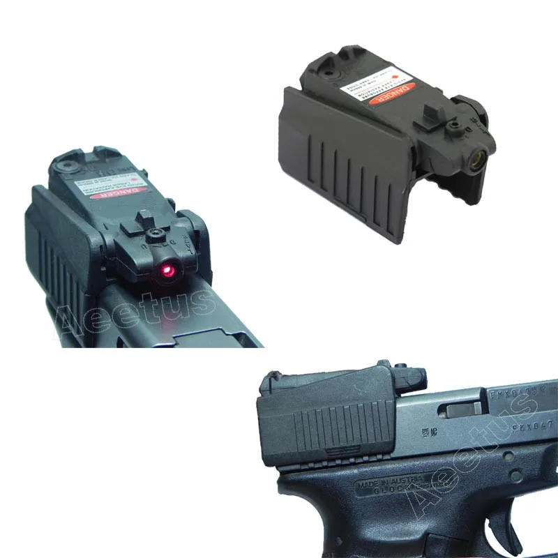 Тактический красный лазерный прицел компактный ручной пистолет для Glock 17 18C 22 34