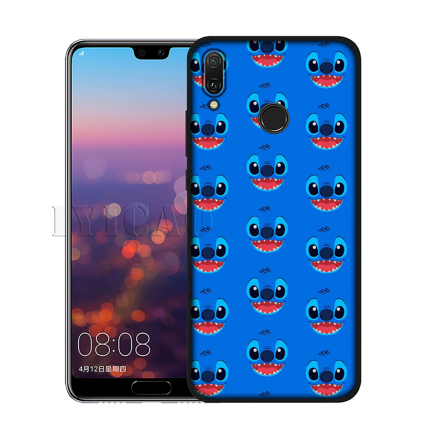 IYICAO милый мультфильм, Стич мягкий чехол для huawei P20 Pro P10 P8 P9 P30 Lite Mini P Smart крышка - Цвет: 9