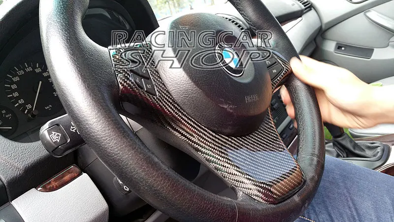 Настоящая накладка на руль из углеродного волокна для BMW E53 X5 2000-2006 B344Y | Автомобили