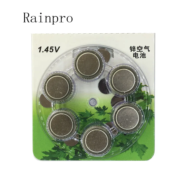 Rainpro 6 шт./лот A675P 675 PR44P цинковая воздушная батарея для кохлеарного имплантата