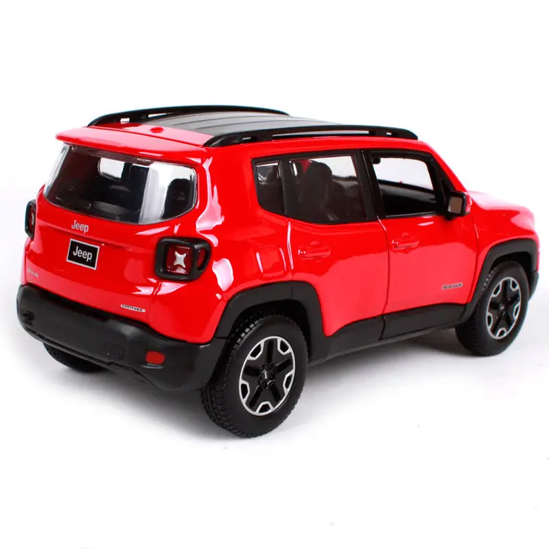 Maisto 1:24 2017 Jeep Renegade красная литая модель автомобиля игрушка в коробке|Наземный