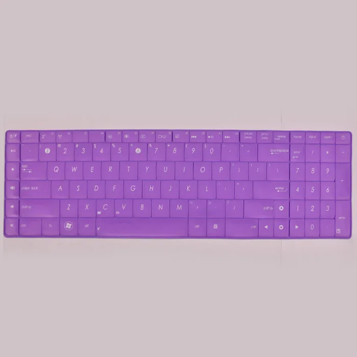 Новые силиконовые клавиатуры кожи Защитная пленка для Asus N55 N75 N75S N55S | Компьютеры и