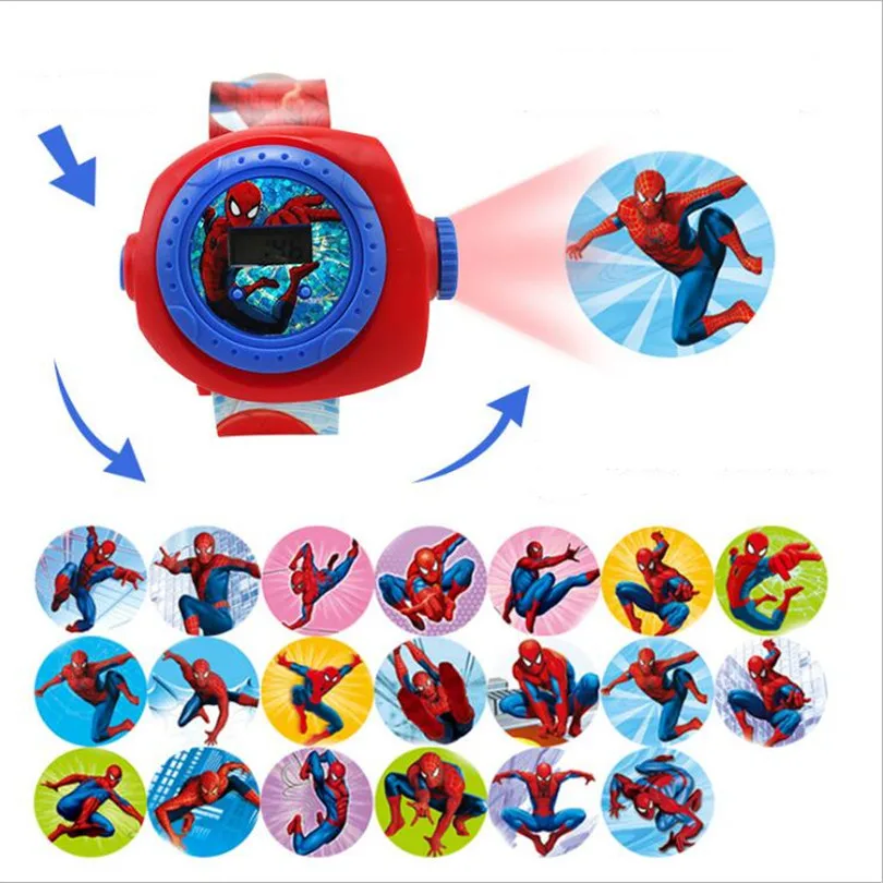 Новинка 2017 человек паук Халк Американский капитан Марвел наручные часы для кукол