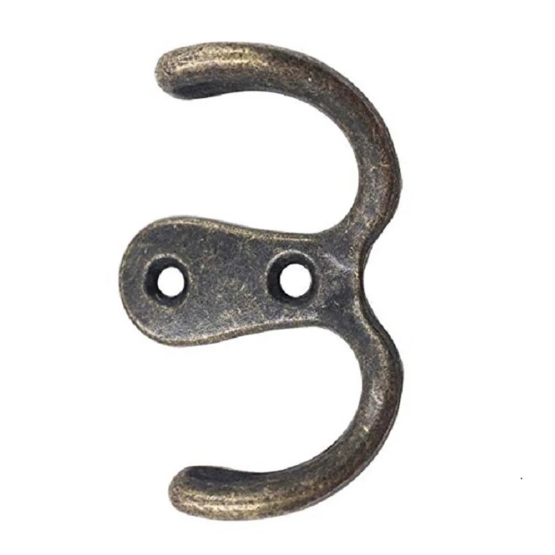 Винтажные крючки для вешалок в горшке из сплава настенных дверей ванной двойной