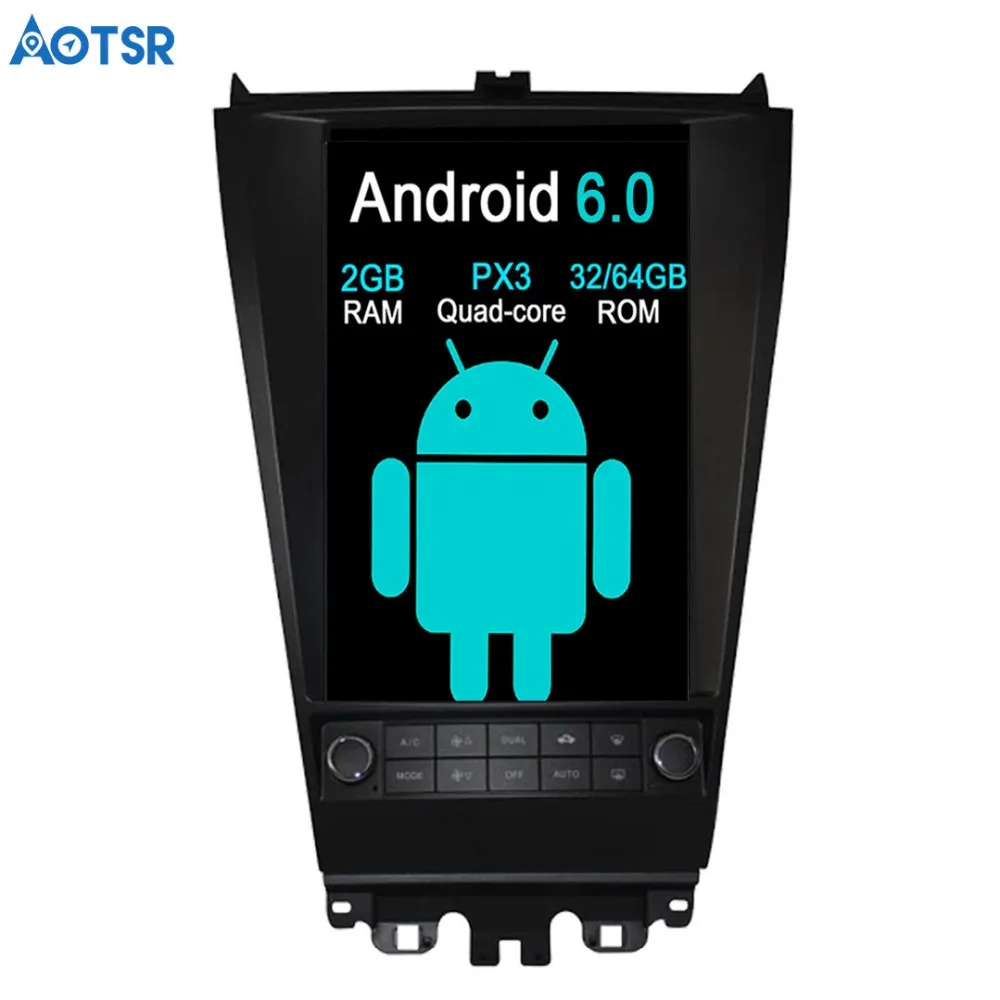 Aotsr Android 7 1 Тесла вертикальный экран автомобиля без DVD плеер GPS навигация для HONDA