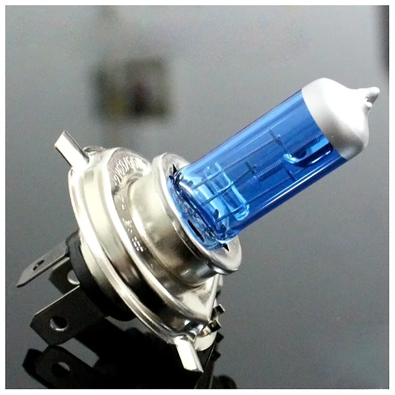 2pcs12V 100W H4 6000 К супер яркий белый автомобилей головной светильник Светильник лампы