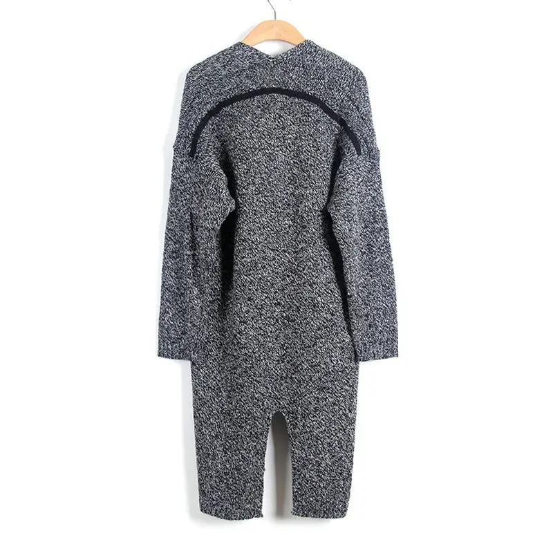 Кардиган свитер пончо 2017 свободный большой ярдов рукав летучая мышь женский