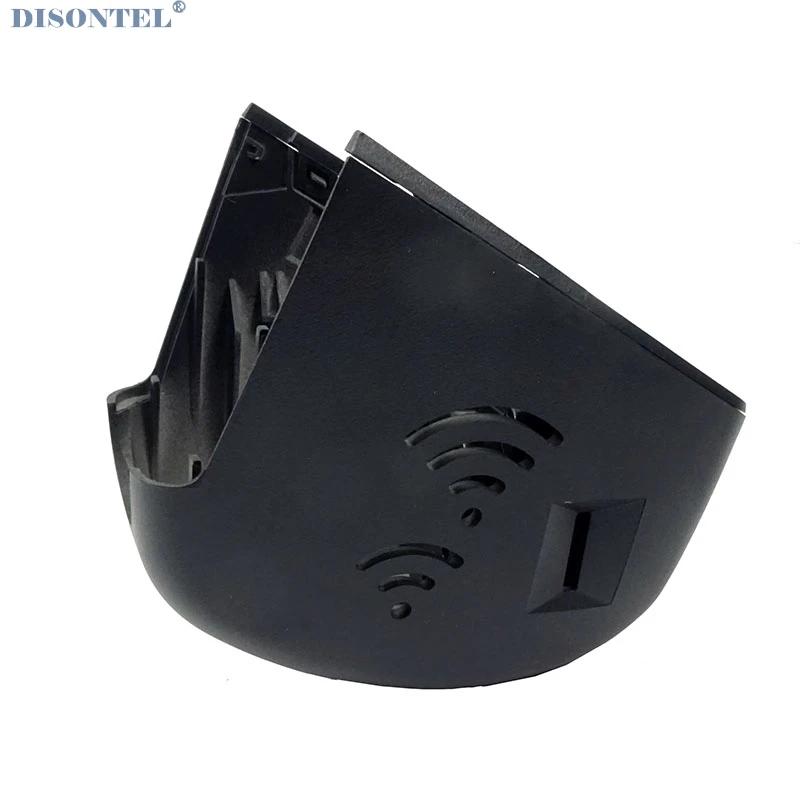 black single len Скрытый видеорегистратор, Wi-Fi приложение, манипуляция Novatek 96655, Dashcam для автомобилей AUDI A1, A3, A4, A5, A6, A7, Q3, Q5, Q7, с 2012 по - Название цвета: black single len