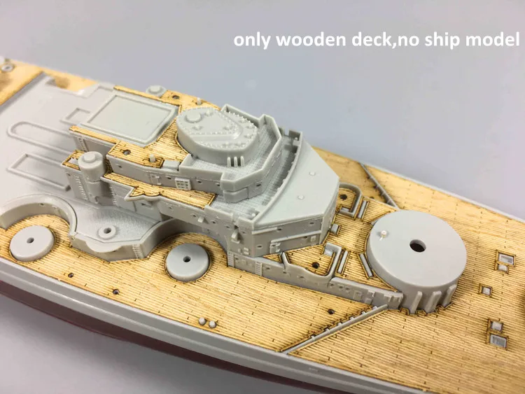 Масштаб 1/700 деревянная колода для Trumpeter 05711 немецкий линкор Bismarck Модель 1941