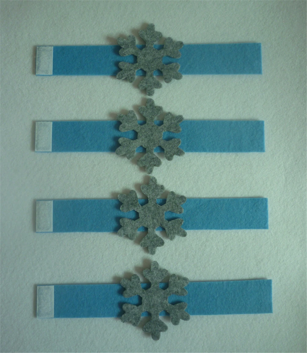 4 шт. синяя или красная лента-Веревка Держатель салфеток Рождество для домашнего