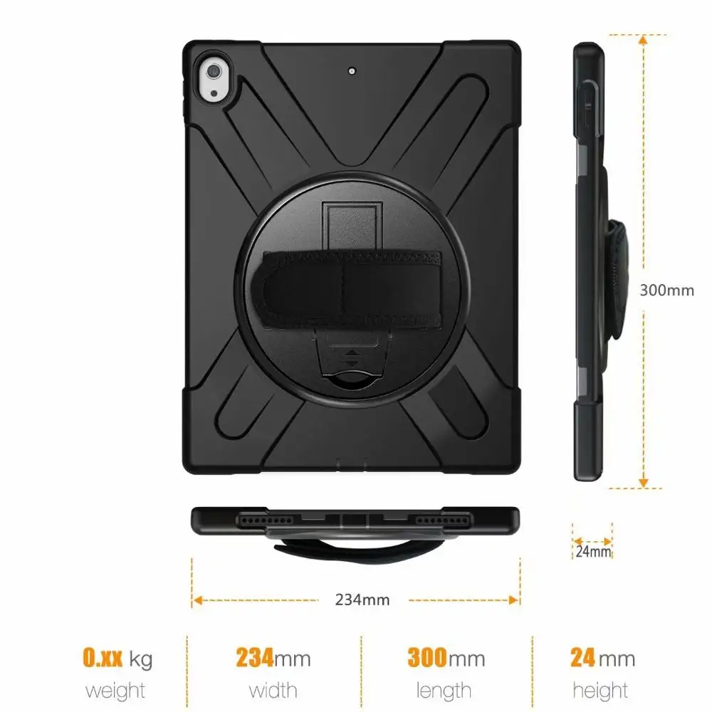Hevay Duty планшет Coque для iPad Pro 12 9 2018 чехол противоударный силиконовый PC крышка