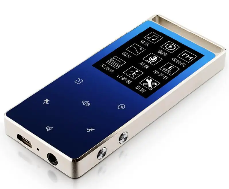 Оригинальный MP3 плеер RUIZU D01 с сенсорным экраном 8 ГБ FM радио электронной книгой