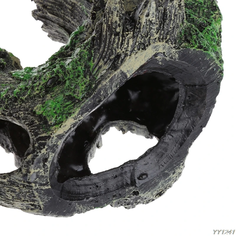 Украшение для аквариума Bole Trunk Driftwood скрывающая пещера с рыбами орнамент из