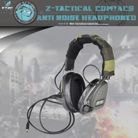 ztac softair comtac ii tactical helmet headset noise canceling for airsoft baofeng ptt aviation headphones active accessories