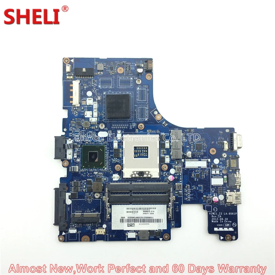 MOUGOL 90002215 11S90002215 материнская плата для ноутбука Lenovo Ideapad Z400 P400 VIWZ1_Z2 LA 9061P s989 HM76 DDR3