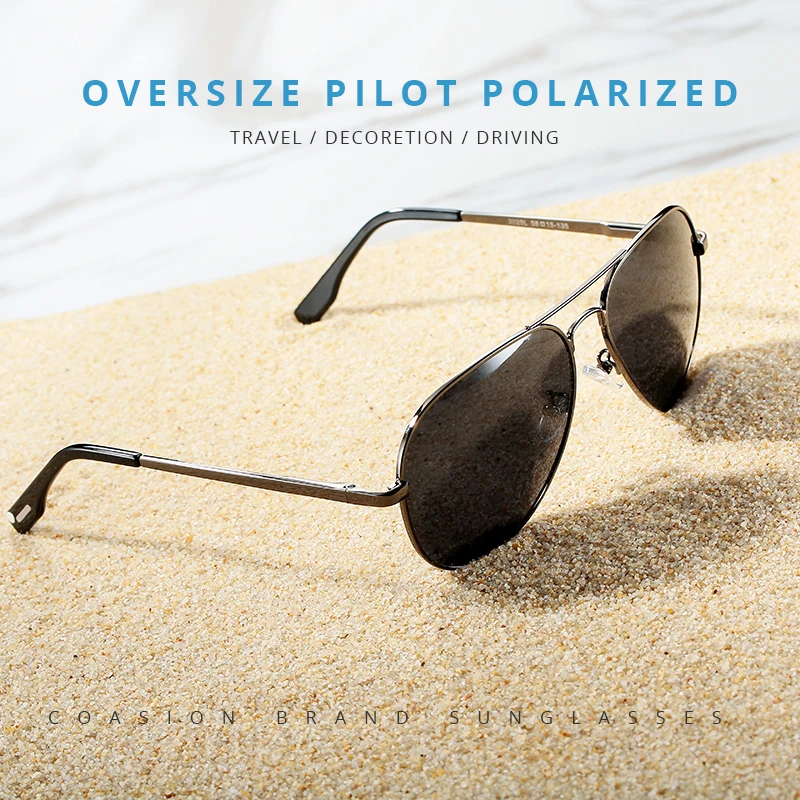 Солнцезащитные очки COASION фирменный дизайн поляризационные для женщин и мужчин