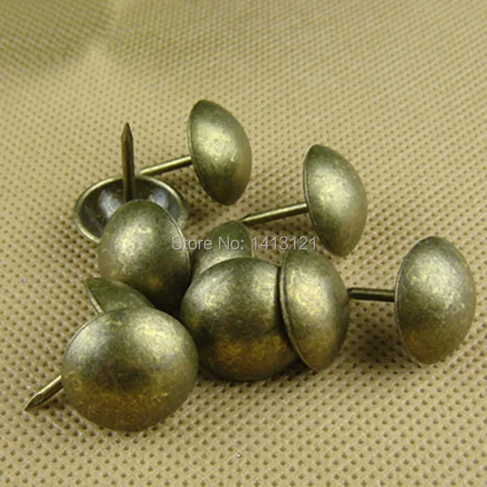 Бесплатная доставка 50 шт. покрытие для ногтей медный барабан гвоздь дверных