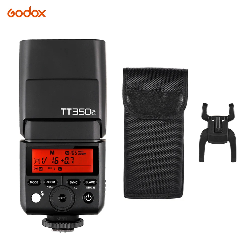 Вспышка для камеры Godox Thinklite TT350O Mini TTL 2 4G Беспроводная вспышка Master Slave Speed lite 1/8000s